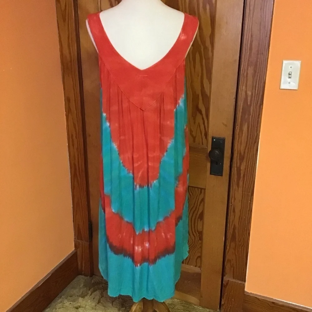 Vintage 90s butterfly mumu dress - Picture 8 of 8